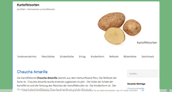 Desktop Screenshot of kartoffelsorten.org
