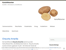 Tablet Screenshot of kartoffelsorten.org